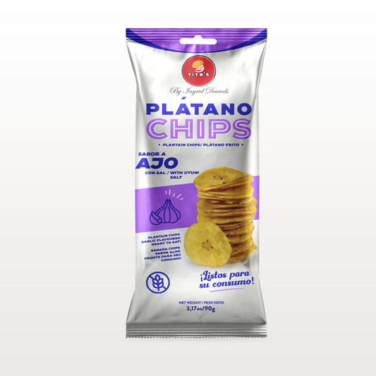 Plátano Chips Ajo - 90g (3.17 oz)