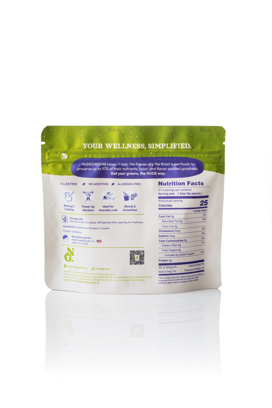 Freeze Dried Blueberry Powder.