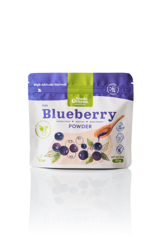 Freeze Dried Blueberry Powder.