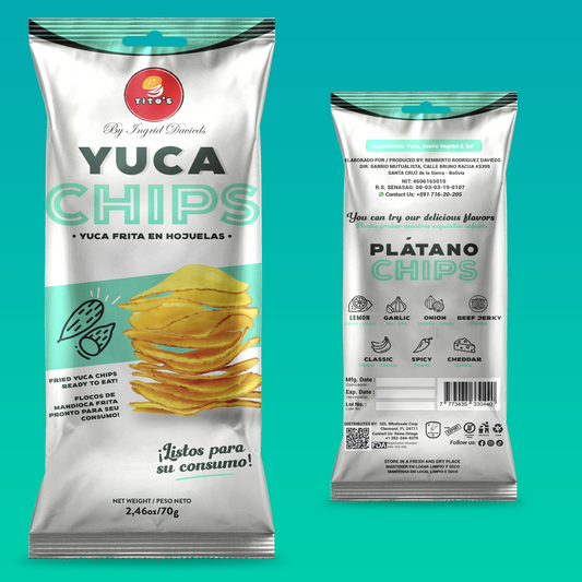 Yuca Chips - 70g (2.47 oz)