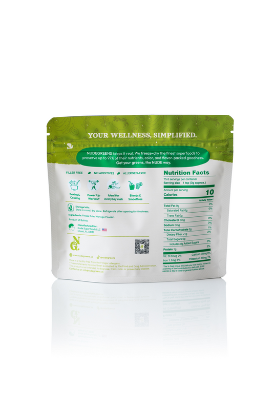 Freeze Dried Moringa Leaf Powder | 100% Natural